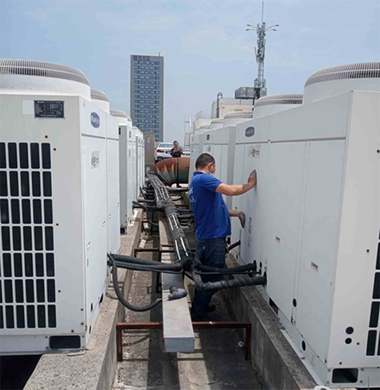 东兰中央空调制热和不制冷系统维修方法